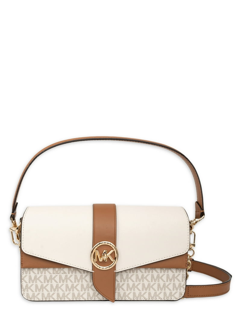 マル Michael Kors Women's Greenwich Medium Logo Shoulder Bag