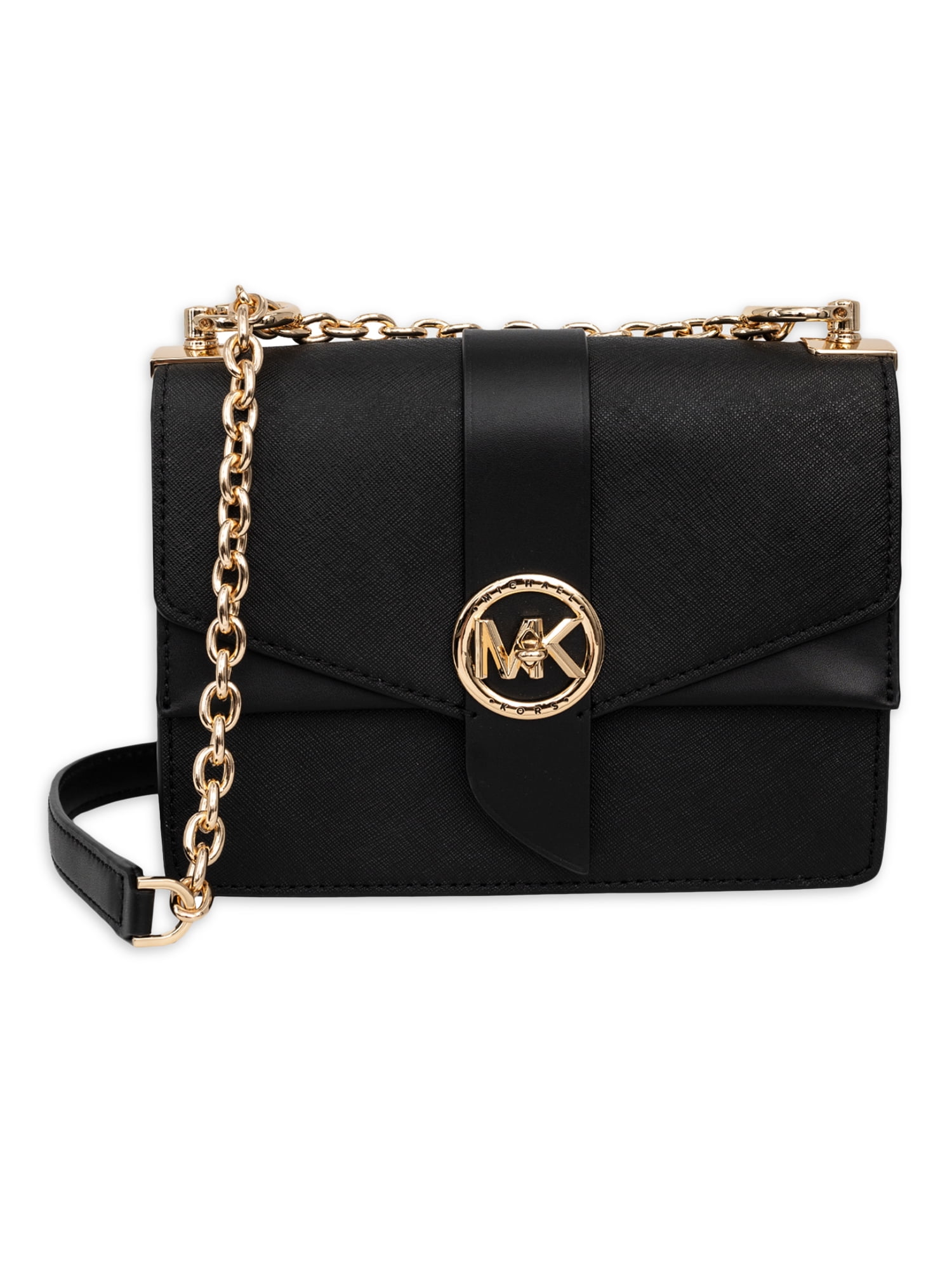 MICHAEL Michael Kors MK Greenwich Small Color-Block Logo and Saffiano  Leather Crossbody Bag - ShopStyle