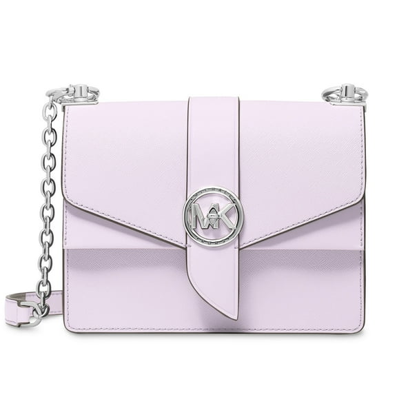 Michael Kors Women's Greenwich Small Leather Convertible Crossbody Bag (Lavender Mist)