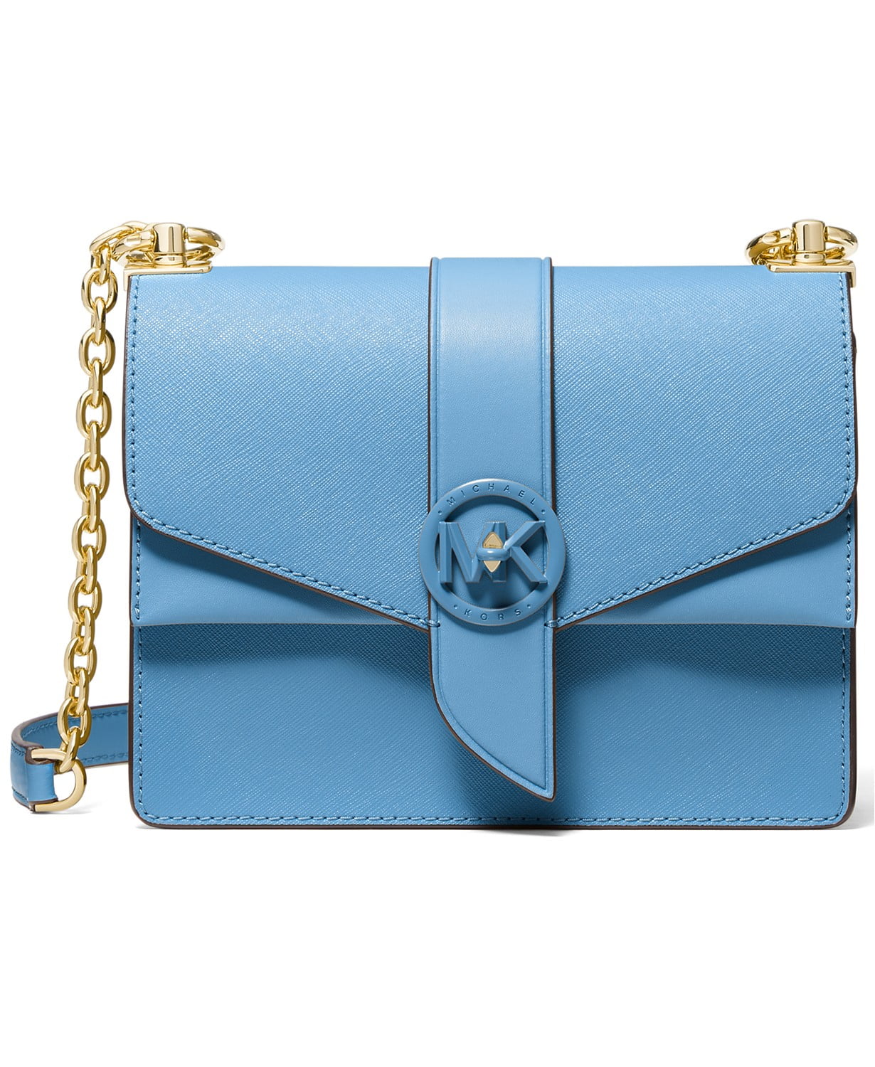 Michael Kors Women s Greenwich Small Leather Convertible Crossbody Bag South Pacific Walmart