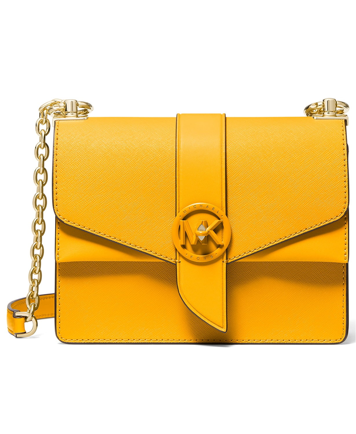 Michael Kors Women's Greenwich Small Leather Convertible Crossbody