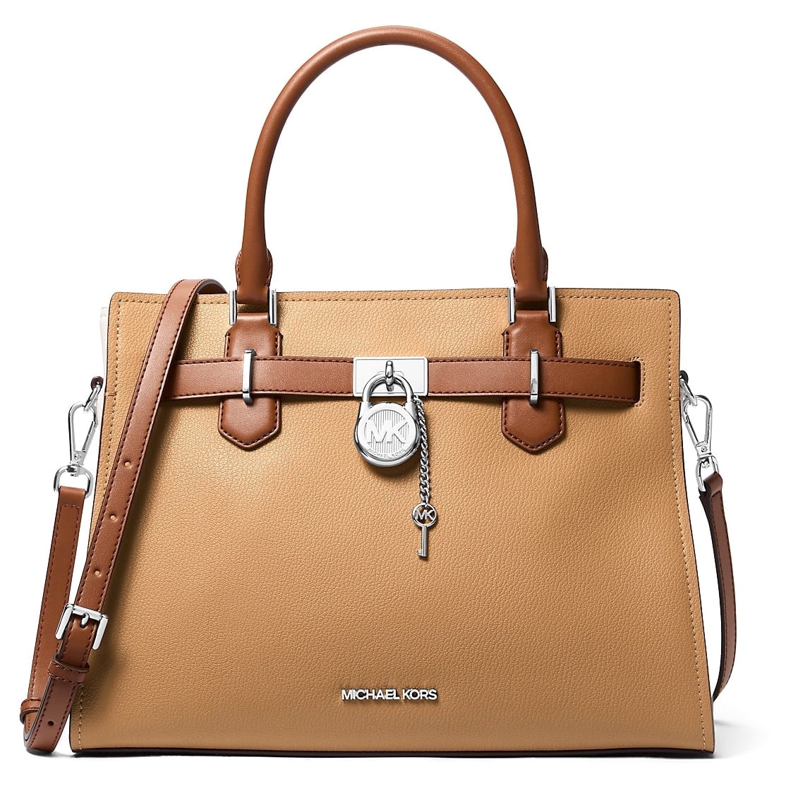 Michael Kors Women's Hamilton Medium Signature Logo Top Zip