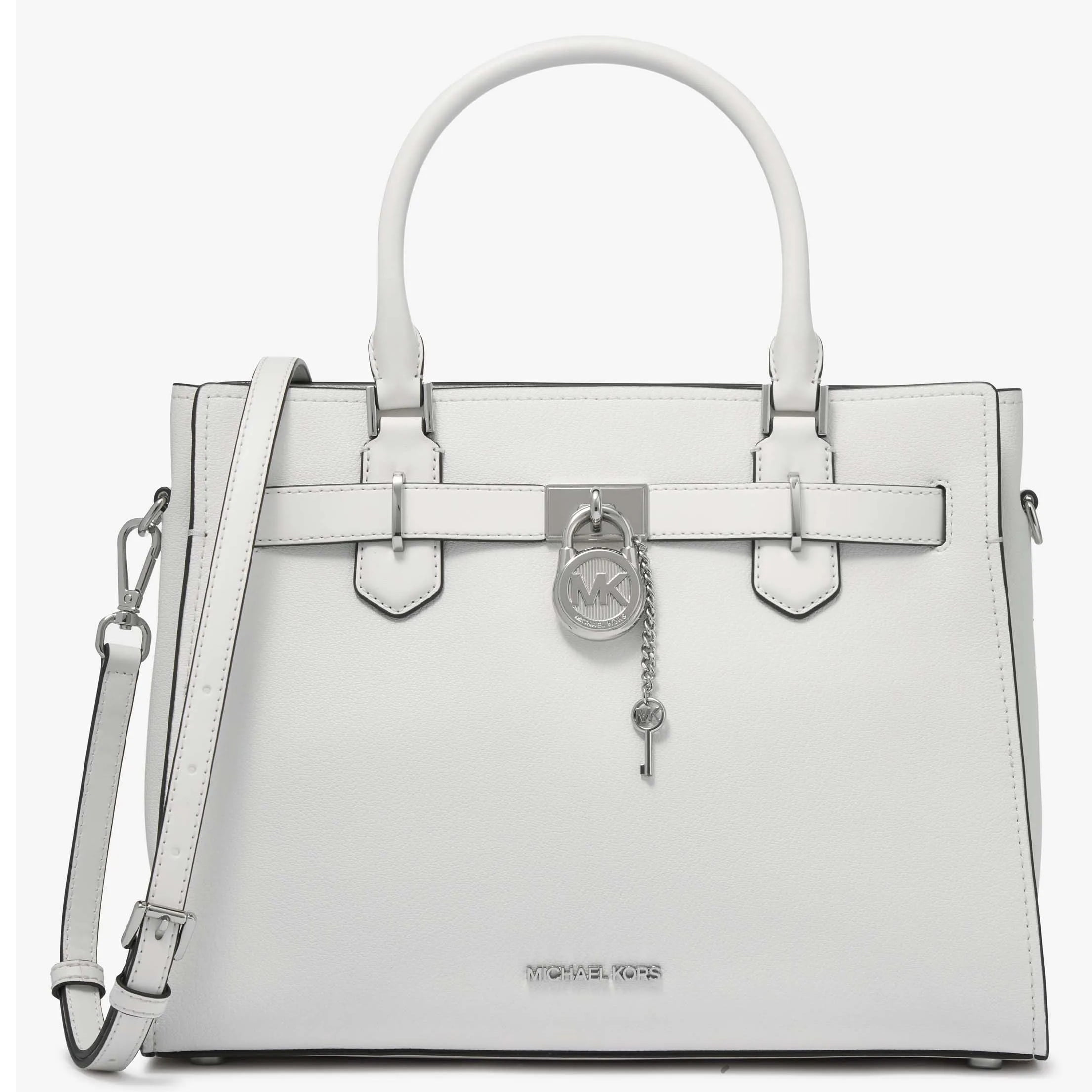 Michael factory Kors Large White Hamilton Bag