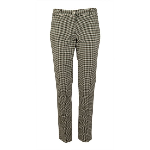 Michael Kors Women's Houndstooth Printed Stretch Skinny Pants Size 2