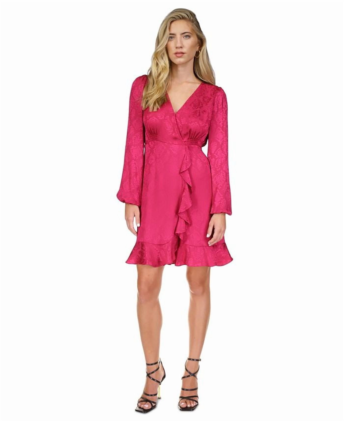 Pink Snakeskin Dress