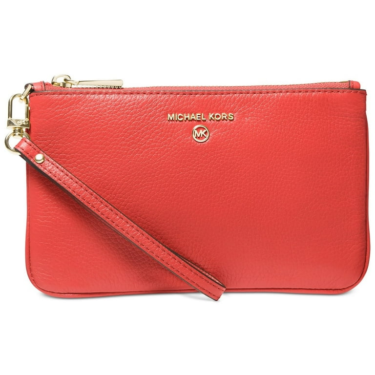 mi♡ Michael Kors Women's Jet Set Charm Medium Top Zip Pebbled Leather