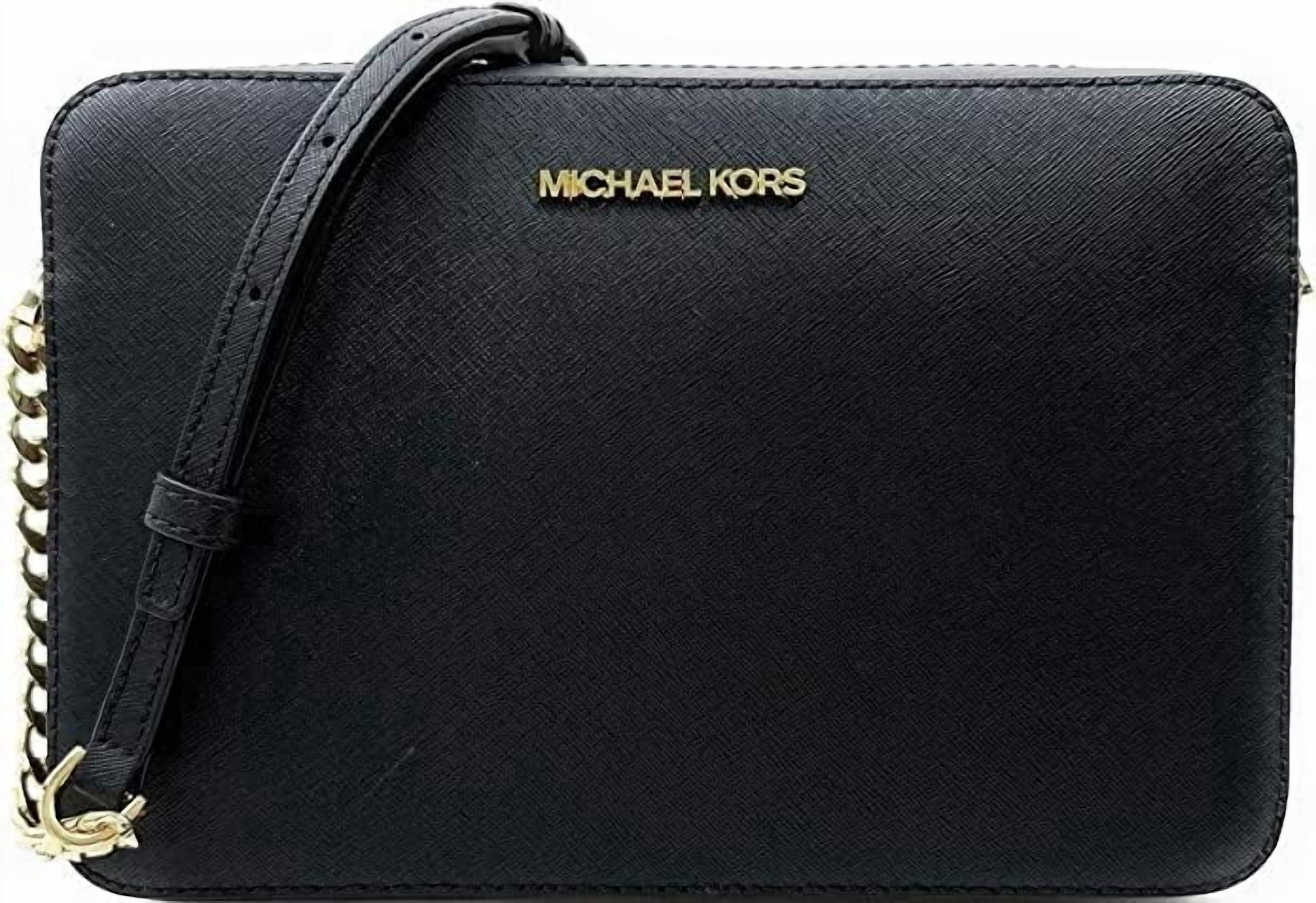 Women's Jet Set Saffiano Leather East West Crossbody Bag