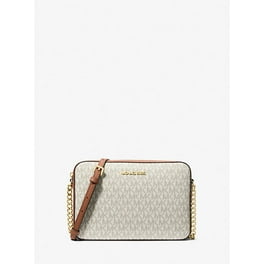Michael Kors Women s Adult Two inside pockets leather East West Chain Crossbody Bag Black Large Walmart