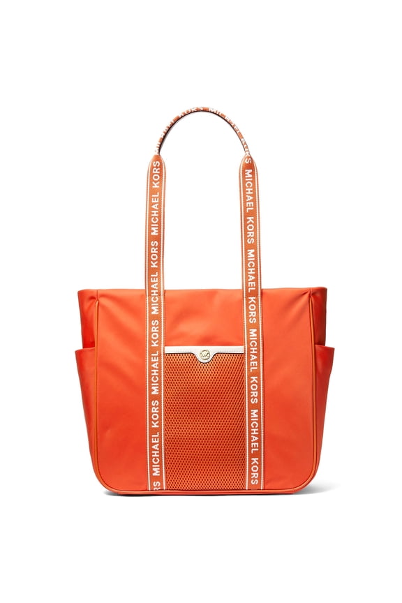 Women's Jet Set Large Nylon Tote Bag (Red Clay)