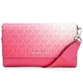 thumbnail image 1 of Michael Kors Women's Jet Set Large Ombré Signature Logo Crossbody Bag (Hibiscus Multi), 1 of 7