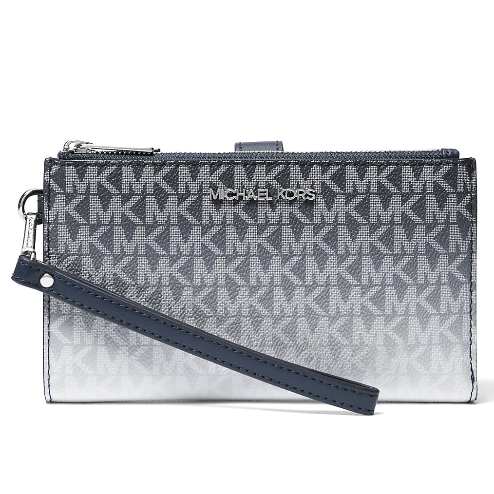 MICHAEL KORS - 新品 マイケルコース MICHAEL KORS  DOUBLE ZIP WRISTLET 7-8 Michael Kors Women's Jet Set Large Ombré Signature Logo