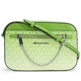 thumbnail image 1 of Michael Kors Women's Jet Set Large Ombré Signature Top Zip Logo Crossbody Bag (Jungle Green), 1 of 6