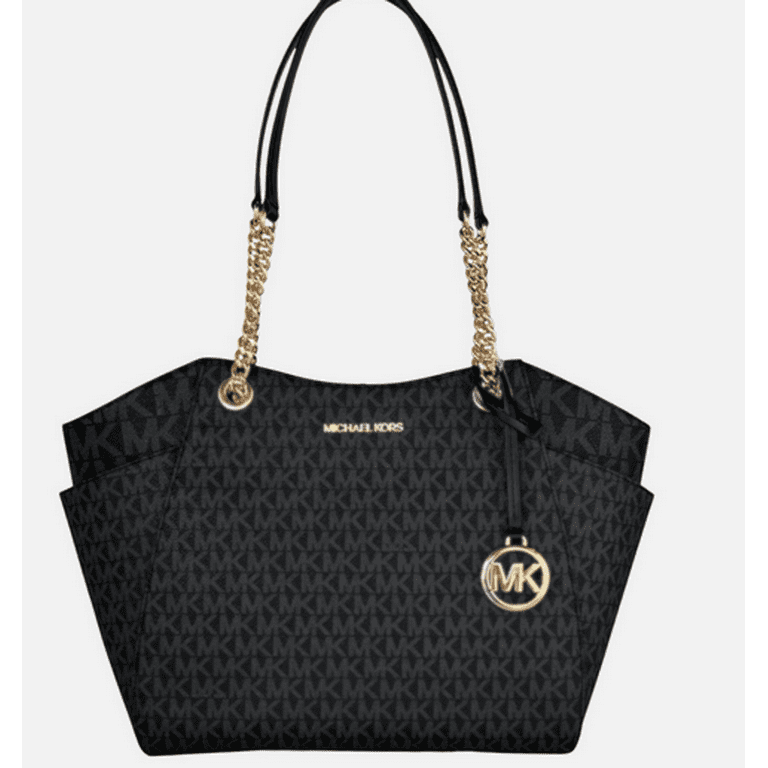 Michael Kors Women's Jet Set Large Signature Logo Shoulder Bag