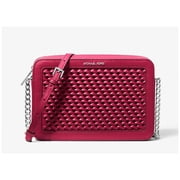 Women's Jet Set Large Woven Crossbody Bag (DK Raspberry) 35T5STTC3Y-984 deal from Walmart