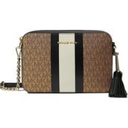 Michael Kors Womens Jet Set Medium Camera Bag Husk Multi 32F9GJ6C2B-293 One Size