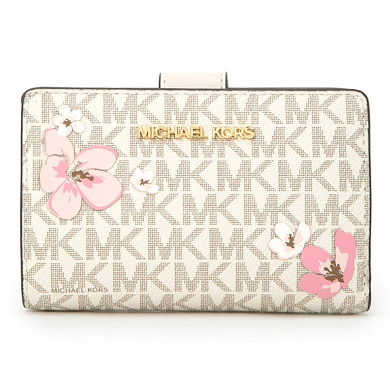 Michael Kors Women's Jet Set Medium Floral Embellished Signature