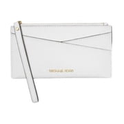 Michael Kors Womens Jet Set Medium Logo Crossover Wristlet 35H1GTVW2L-085Optic White