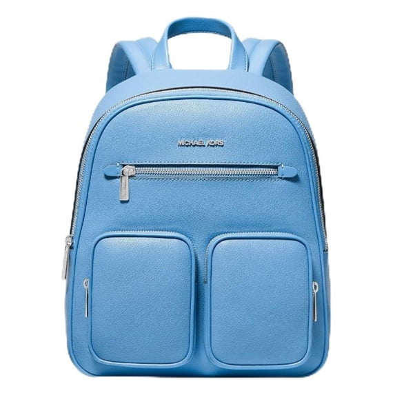 Michael Kors Women's Jet Set Medium PVC Fashion Pocket Function Shoulder Backpack (South Pacific Blue) 35T4STTB2L-STHP