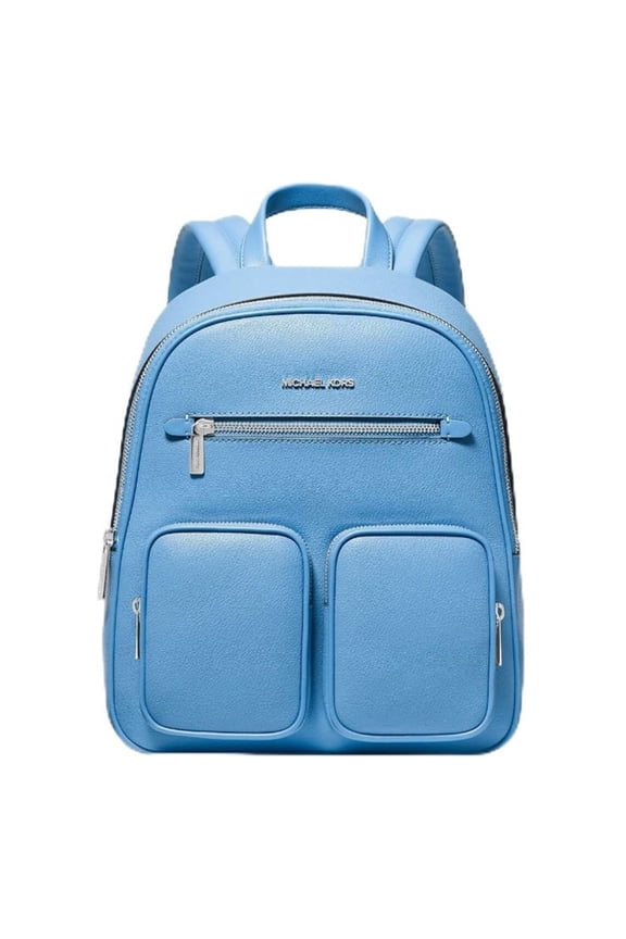 Women's Jet Set Medium PVC Fashion Pocket Function Shoulder Backpack (South Pacific Blue) 35T4STTB2L-STHP