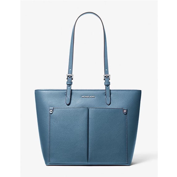 Michael Kors Women's Jet Set Medium Pocket Tote Bag Cornflower 35H3STVT6B-Cornflower