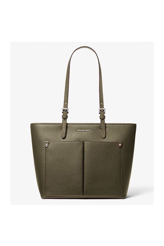 Women's Jet Set Medium Pocket Tote Bag (Olive) 35H3STVT6B-Olive
