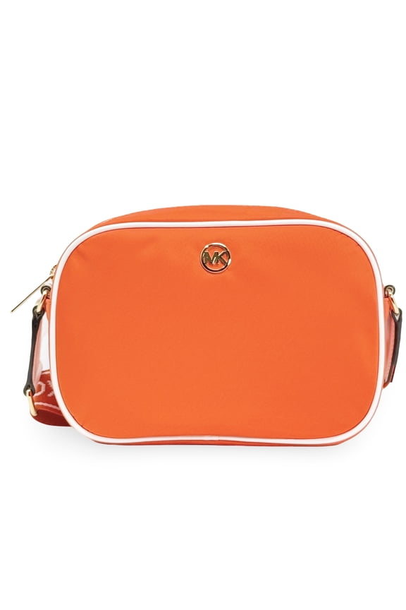 Women's Jet Set Medium Zip Around Nylon Crossbody Bag (Red Clay)