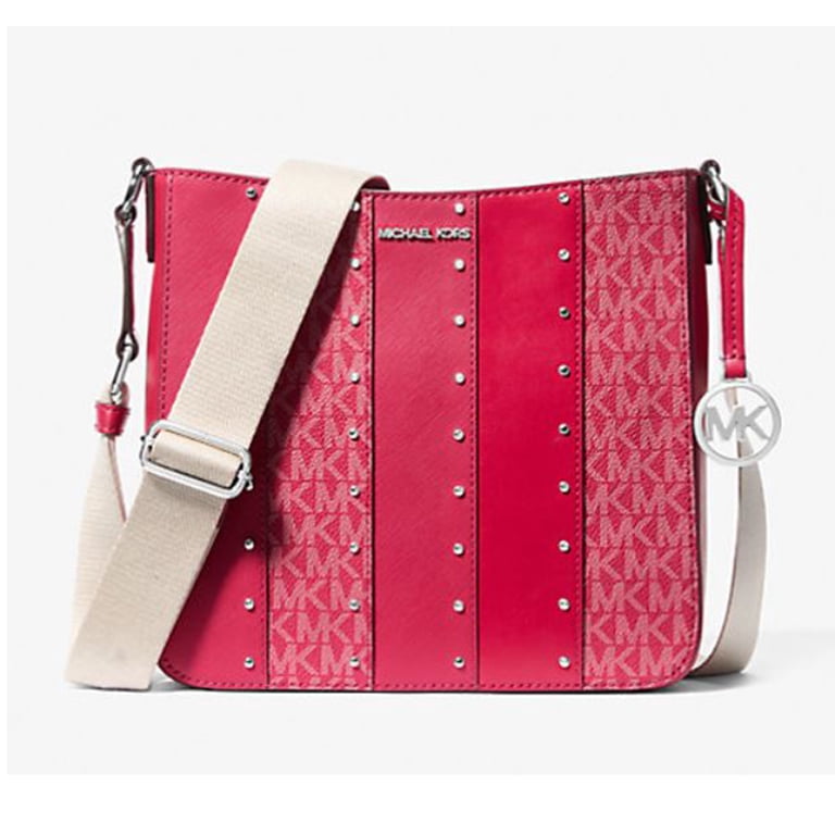 Michael Kors Women's Jet Set Small Studded Patchwork and Signature