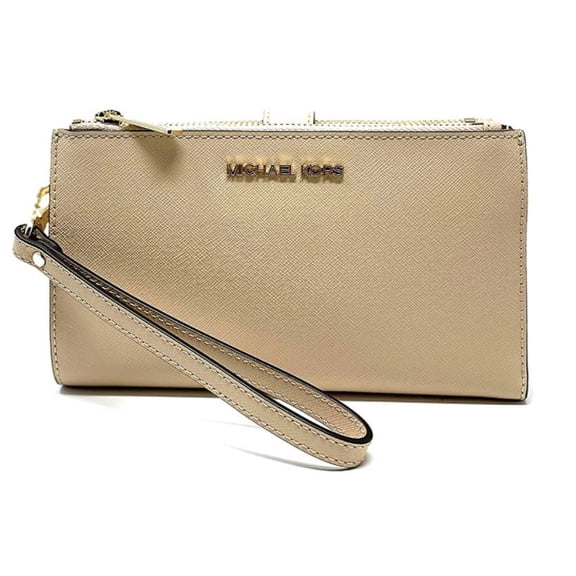 Michael Kors Women's Jet Set Travel Double Zip Wristlet 35F8Gtvw0L-Buff