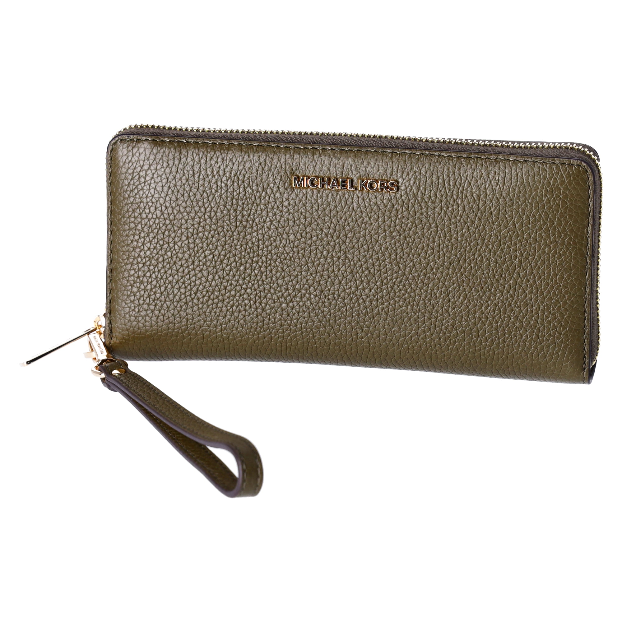 Michael Kors Large Continental Wallet Wristlet factory Leather