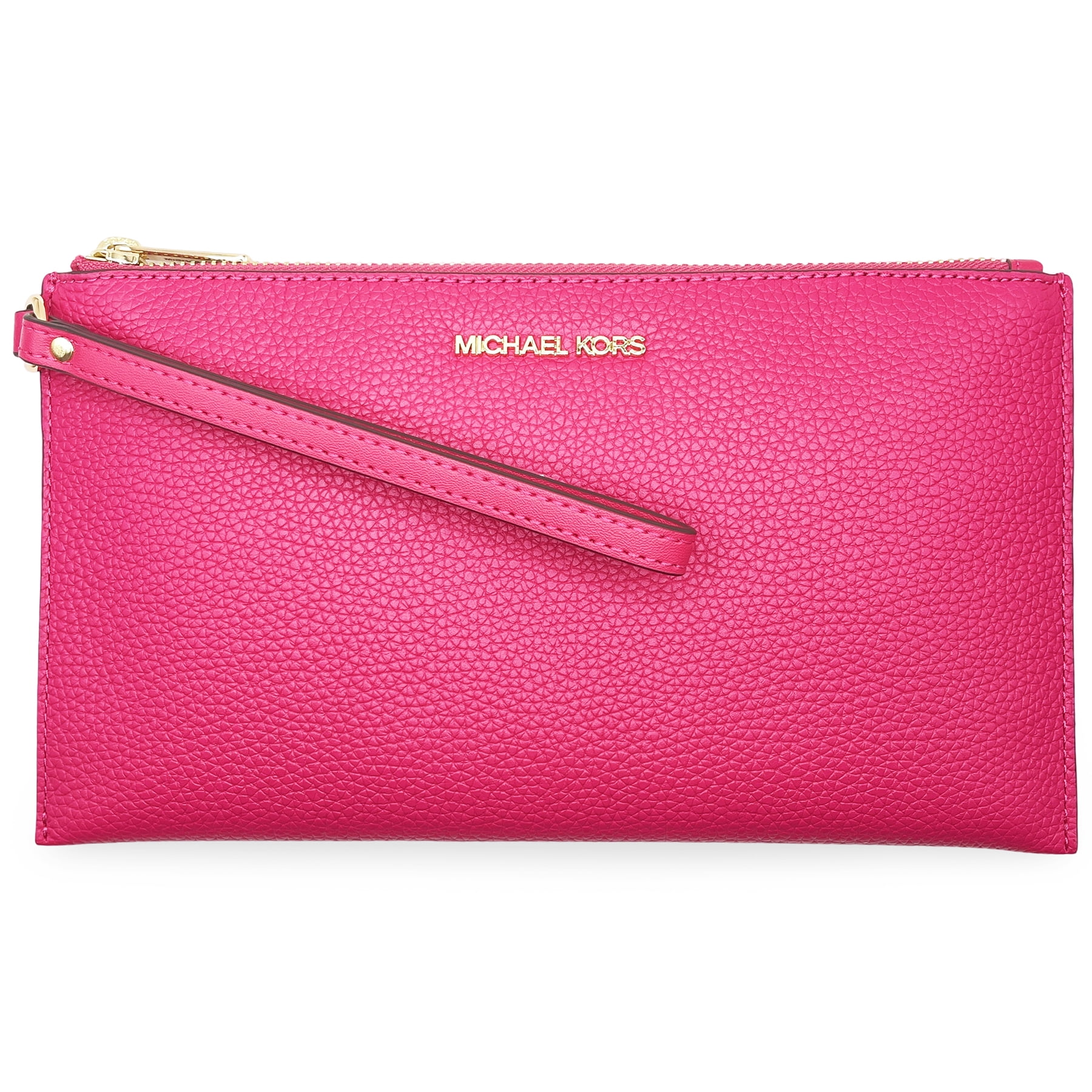 Michael Kors Women's Jet Set Travel Large Top Zip Pebbled