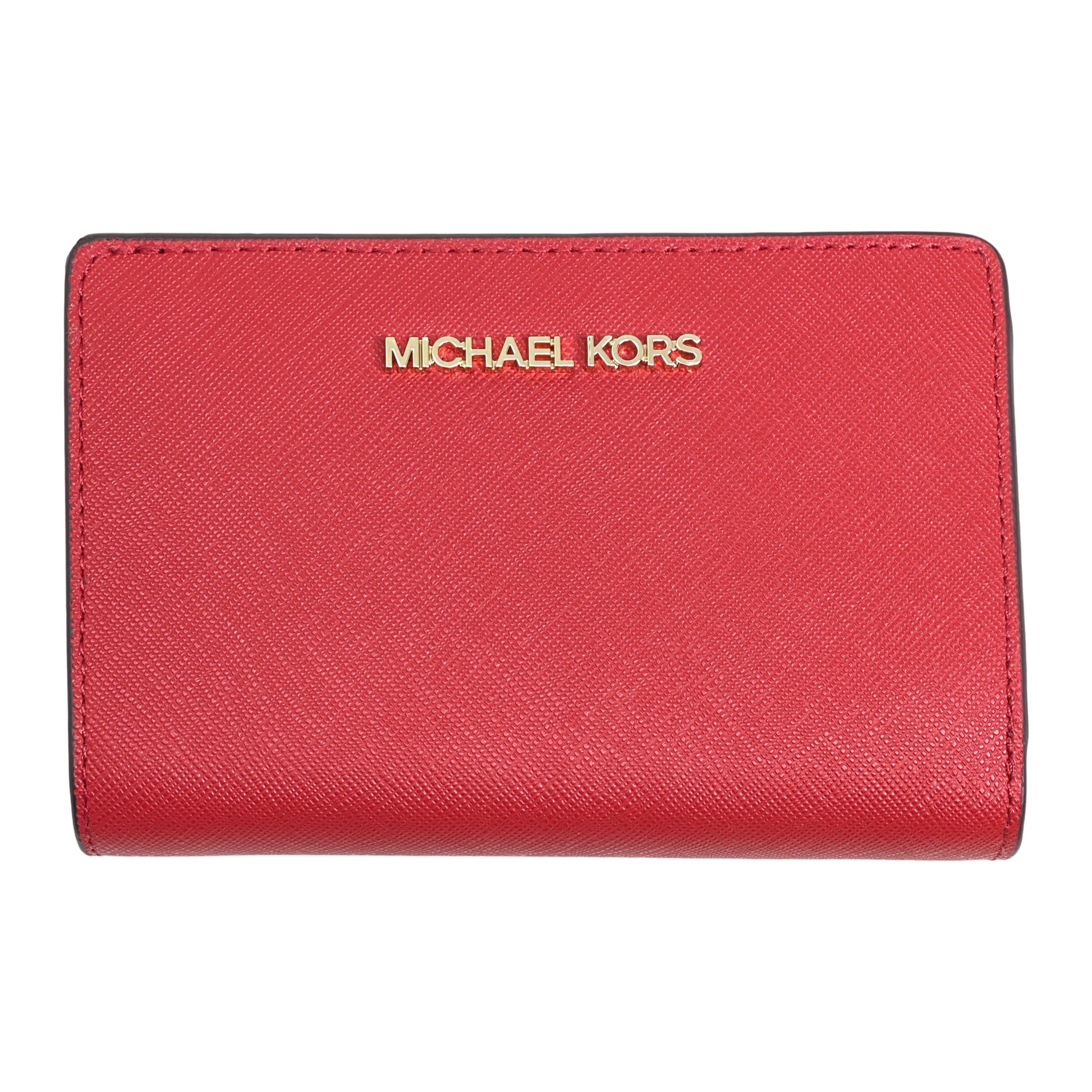 Michael Kors Women's Jet Set Travel Medium Bifold Two-Tone Michael Kors Women's Jet Set Travel Medium Bifold Two-Tone