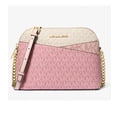 thumbnail image 1 of Michael Kors Women's Jet Set Travel Medium Color-Block Signature Logo Crossbody Bag (Powder Blush Multi) 35S5GTVC6B-424, 1 of 4