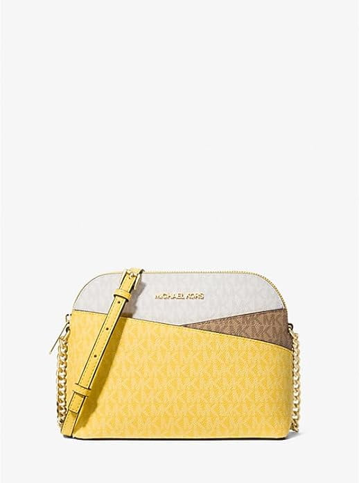 【即発】マイケルコース JET SET TRAVEL MD WLLET DAISY YELLOW Michael Kors Daisy Yellow Jet Set Travel Medium Leather