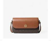 Michael Kors Womens Jet Set Travel Small Crossbody Bag Brown 35F4GTVC1B-847