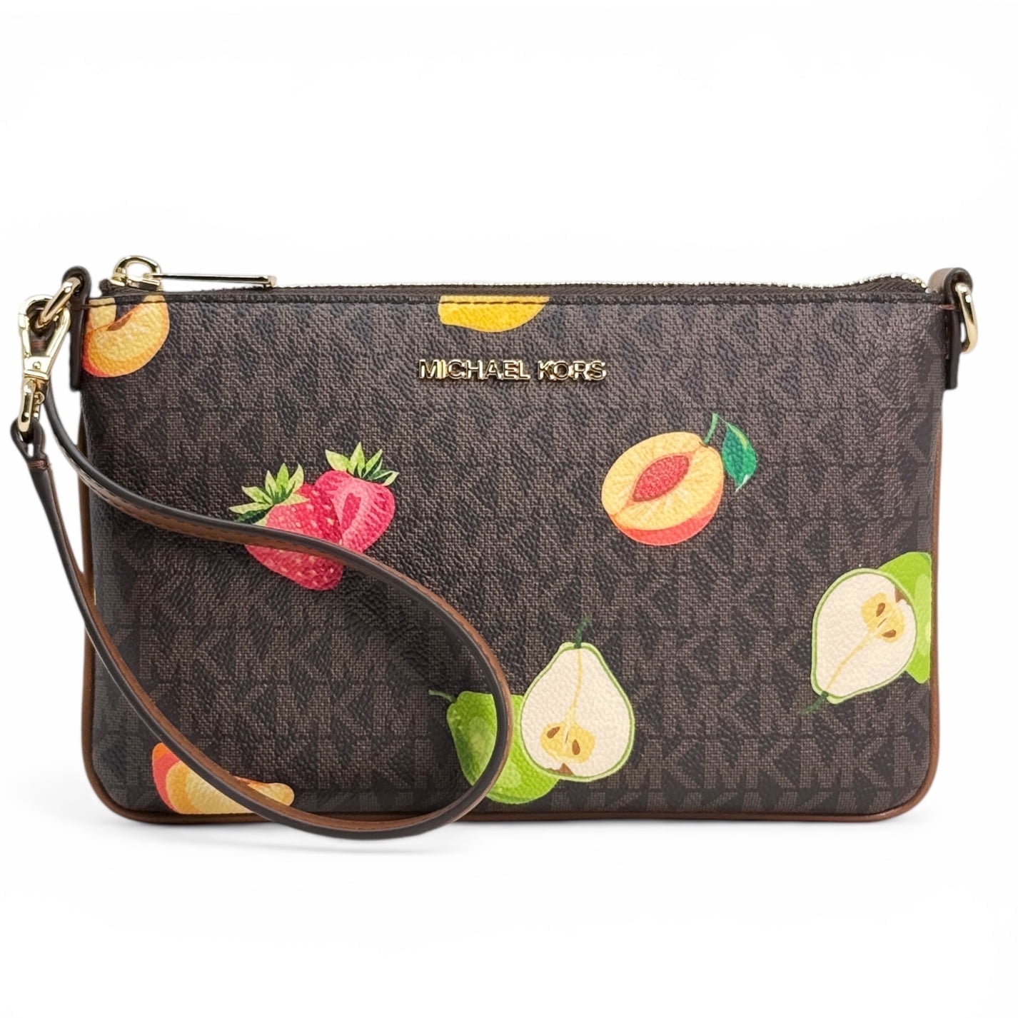 Michael Kors Women's Jet Set Travel Small Printed Signature Logo
