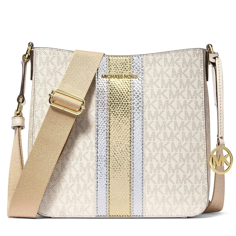 Michael Kors Jet Set Travel Small Messenger Bag, Signature Logo