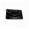 thumbnail image 1 of Michael Kors Jet Set Travel Small Top Zip Coin Pouch with ID Holder in Saffiano Leather (Black) (Black/Silver), 1 of 8