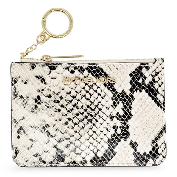 Michael Kors Women's Jet Set Travel Small Top Zip Coin Pouch With ID (Natural)