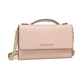 thumbnail image 1 of Michael Kors Women's Jet Set Travel Snap Closure Multifunction Phone Case/Holder Crossbody Bag (Powder Blush), 1 of 8