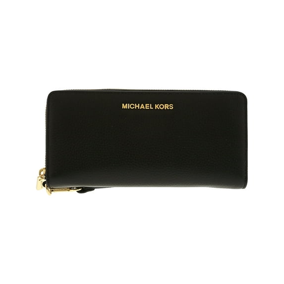 Michael Kors Women's Jet Set Travel Zip Around Continental Wallet No Size (Black
