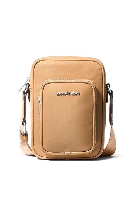 Women's Khai Nylon North South Small Phone Crossbody Bag (Peanut)