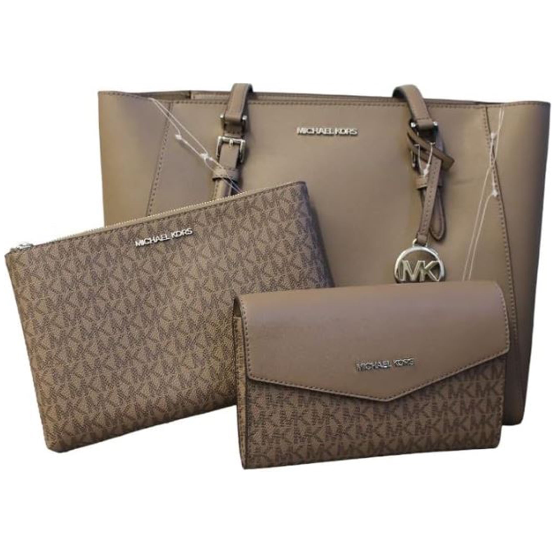 Michael Kors Charlotte Large Top Zip Tote Crossbody Bag, 3 Michael Kors Charlotte Large Top Zip Tote Crossbody Bag, 3