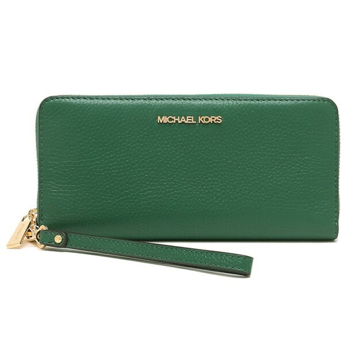 Michael Kors Women's Large Pebbled Leather Zip Around Continental