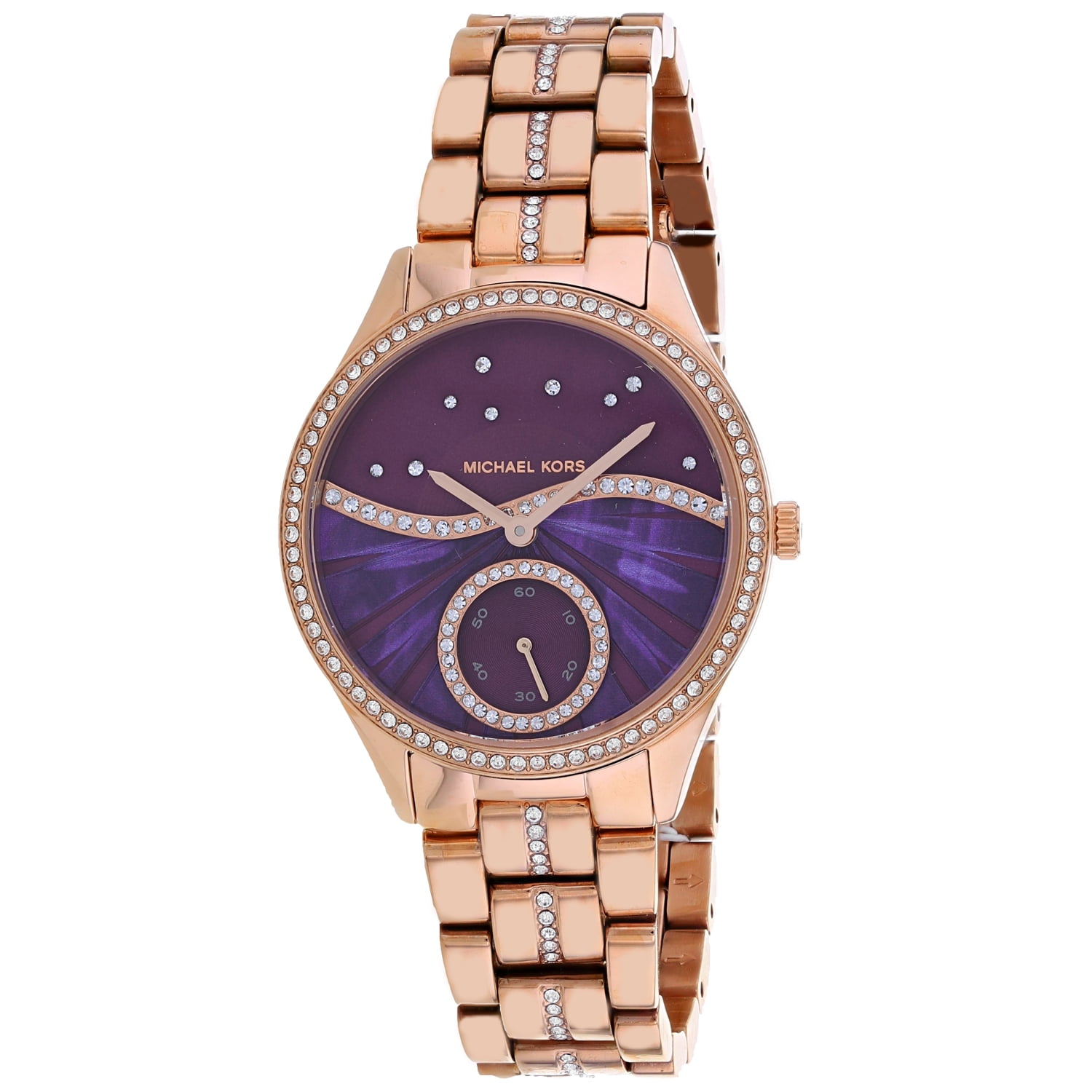 MK4437 Women\'s Kors Lauryn Michael Dial Watch - Purple