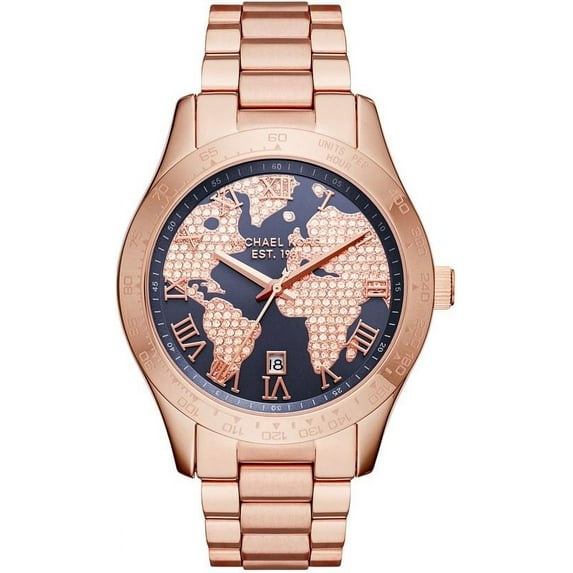 Michael Kors Women's Layton Rose Gold Tone Steel Watch MK6395