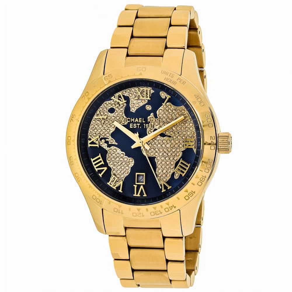 Michael Kors Women s Layton Watch Quartz Mineral Crystal MK6243 Walmart