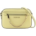 thumbnail image 1 of Michael Kors Women's Leather Crossbody Handbag with Chain, Yellow, 1 of 7