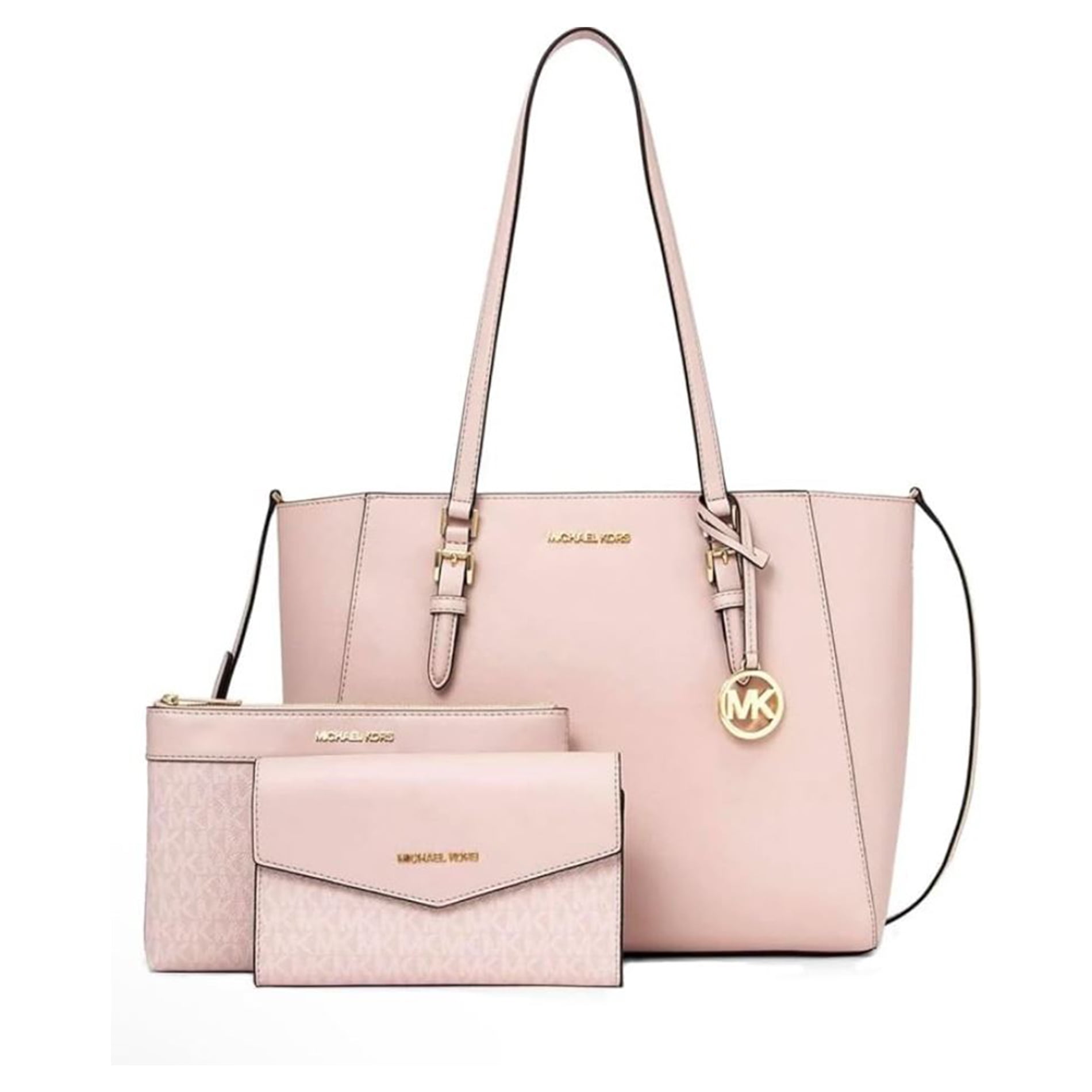 Michael Kors Women's Leather MK Patten Crossbody Tote Michael Kors Women's Leather MK Patten Crossbody Tote