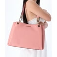 thumbnail image 1 of Michael Kors Women's Leather Triple Gusset Shoulder Bag Pink, 1 of 10
