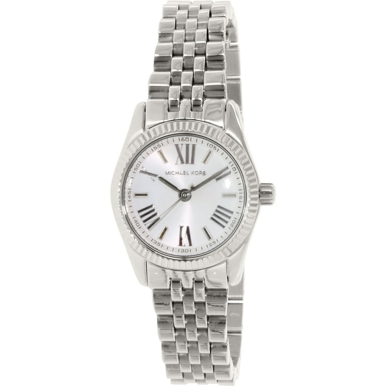 kkiii Free Shipping! Michael Kors Women's Lexington MK3228 Silver